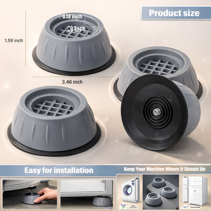 Washing Machines Anti-Vibration Pads (4 pieces)